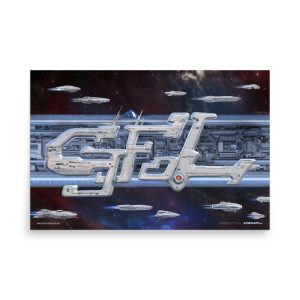 Galactic Federation of Light Logo Poster 24" x 36"