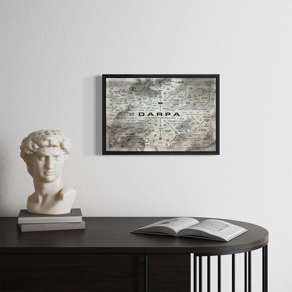 DARPA Map : Fluid Acrylic Painting, 2026 - Image 3