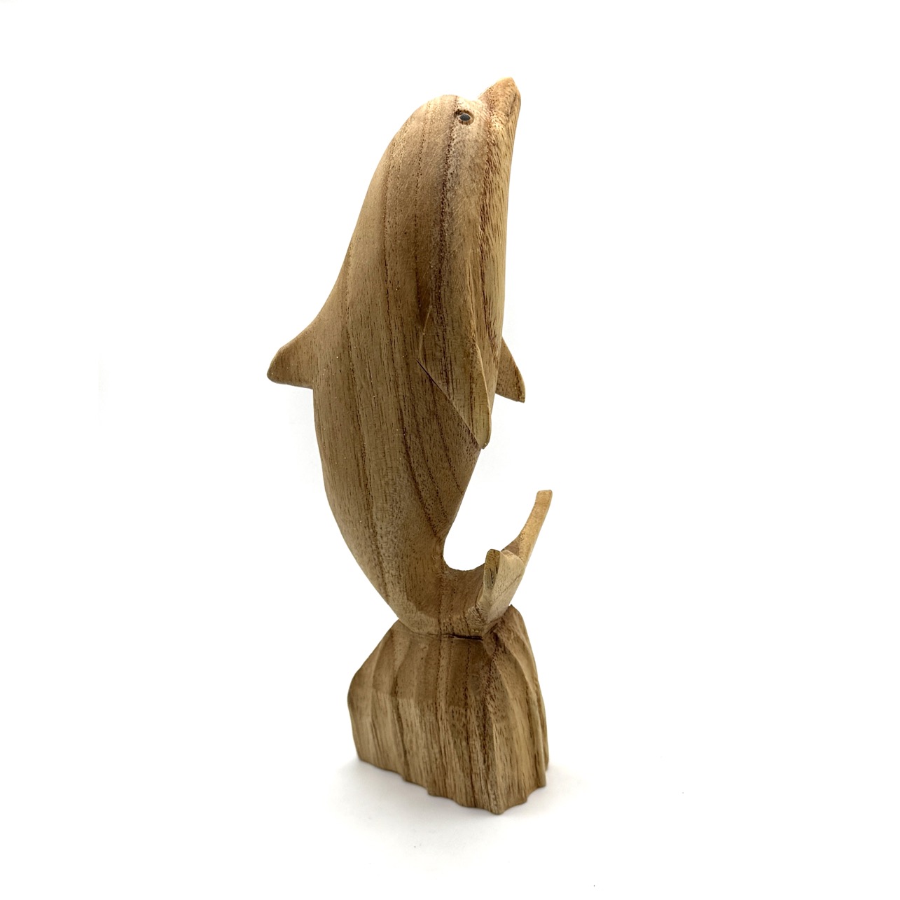 Wooden Dolphin Sculpture - Image 3