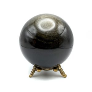 Golden Sheen Obsidian Sphere, 3.25"
