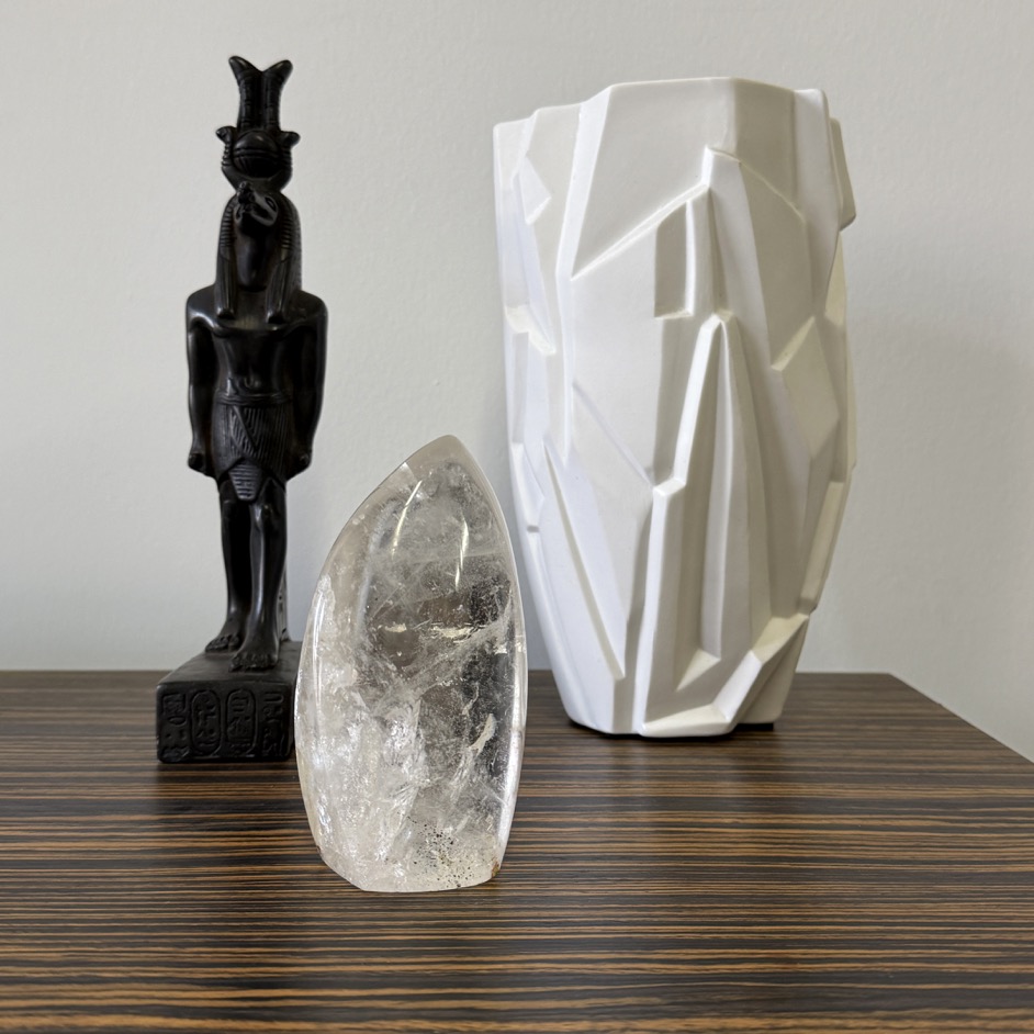 Quartz Polished Flame Point 5", Brazil - Image 2
