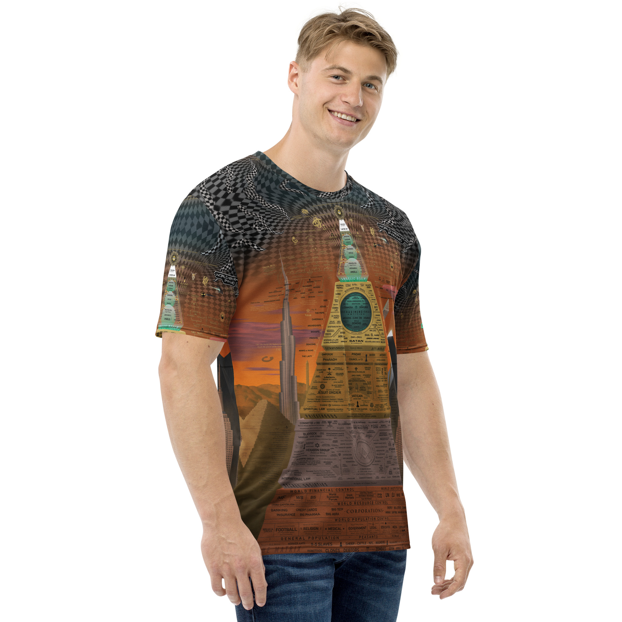 World Hierarchy Pyramid T-Shirt - Image 3