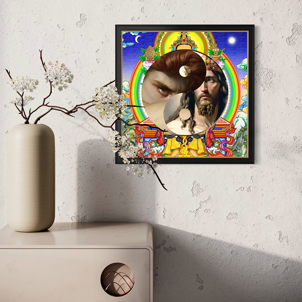 Jesus Lucifer Synergy Poster - Image 3