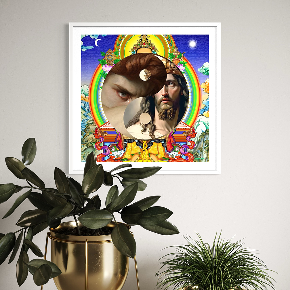 Jesus Lucifer Synergy Poster - Image 2