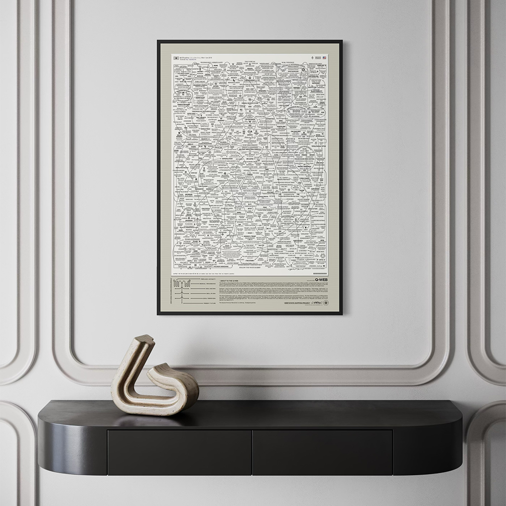 Q-WEB Poster (Ivory) 24 x 36" - Image 2